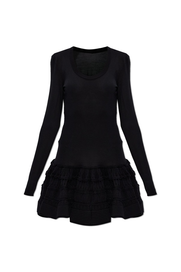 Wool dress with ruffles od Alaïa