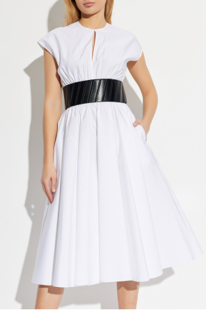 Alaïa Dress with a leather belt at the waist