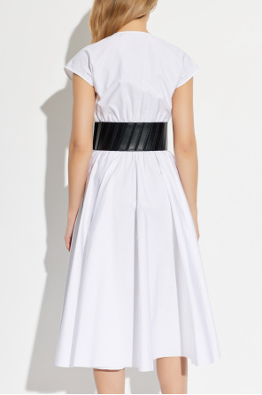 Alaïa Dress with a leather belt at the waist