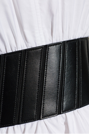 Alaïa Dress with a leather belt at the waist