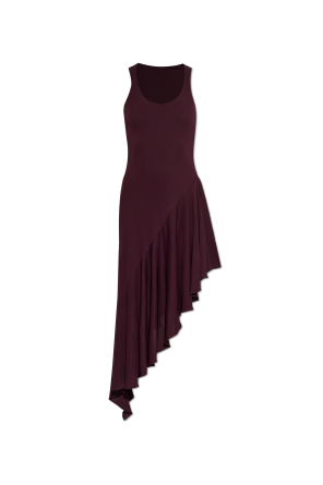 Asymmetric strappy dress
