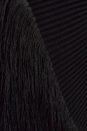 Alaïa Asymetrické šaty s strapcami