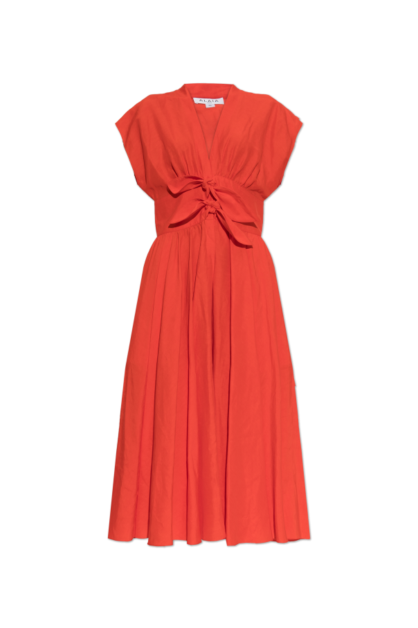 Dress with a V-neckline od Alaïa