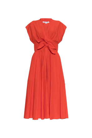 Dress with a V-neckline