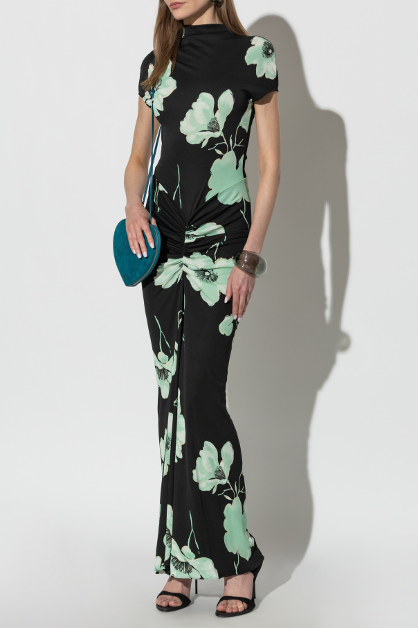 Alaïa Kleid mit Blumenmuster