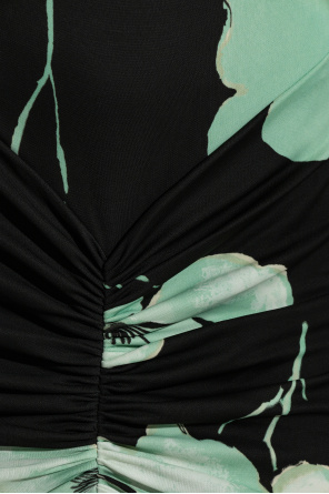 Alaïa Kleid mit Blumenmuster