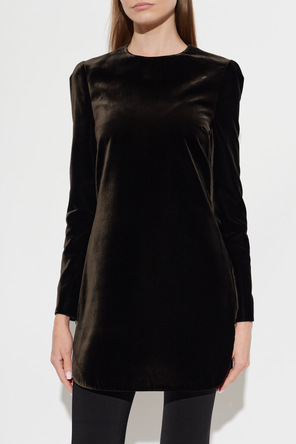 Alaïa Velvet dress with long sleeves