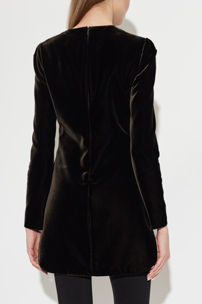 Alaïa Velvet dress with long sleeves