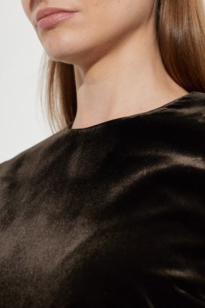 Alaïa Velvet dress with long sleeves