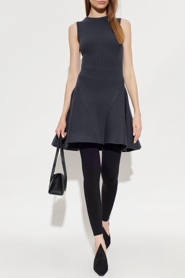 Alaïa Ribbed sleeveless dress