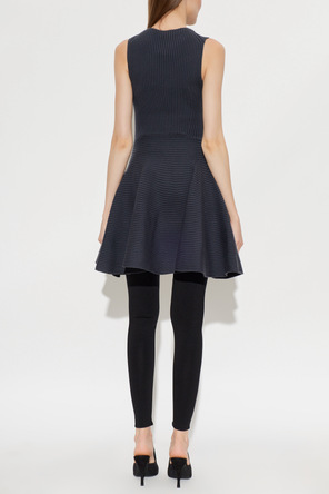 Alaïa Ribbed sleeveless dress