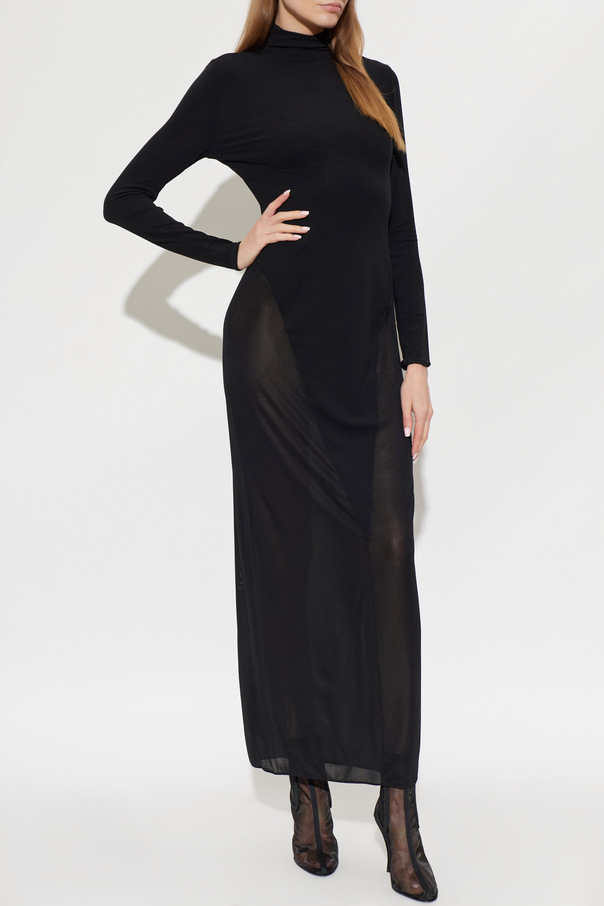 Alaïa Long dress with turtleneck