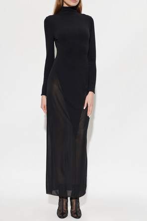 Alaïa Long dress with turtleneck