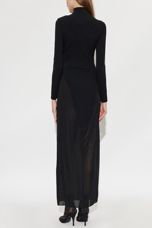 Alaïa Long dress with turtleneck