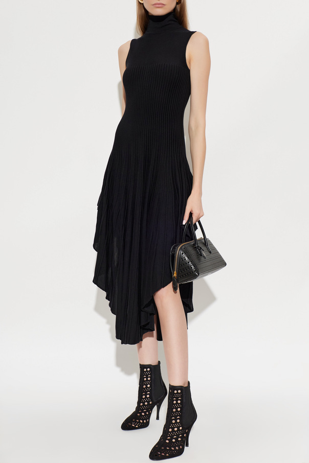 Alaïa Wool dress with turtleneck