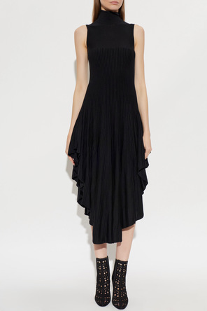 Alaïa Wool dress with turtleneck