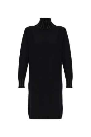 Wool turtleneck dress