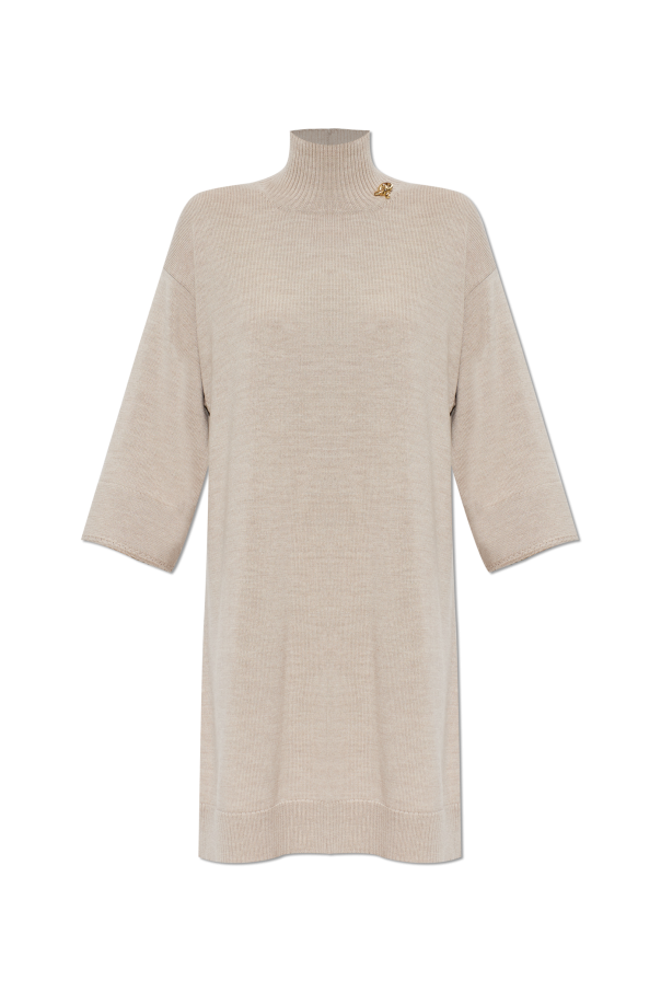 Wool dress with appliqué od Fabiana Filippi