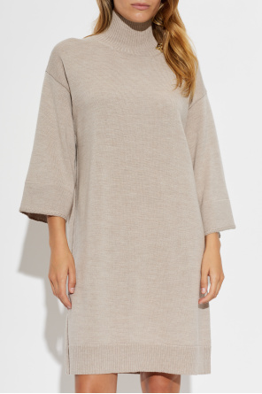 Fabiana Filippi Wool dress with appliqué