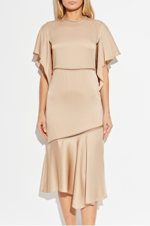 Fabiana Filippi Vestido satinado de corte asimétrico