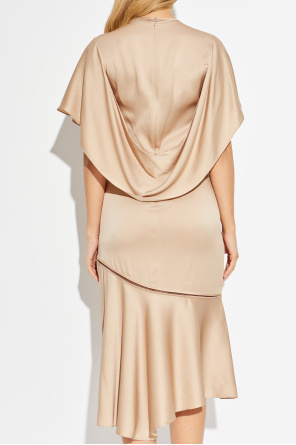 Fabiana Filippi Vestido satinado de corte asimétrico