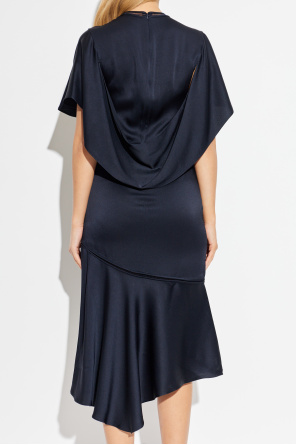 Fabiana Filippi Vestido satinado de corte asimétrico