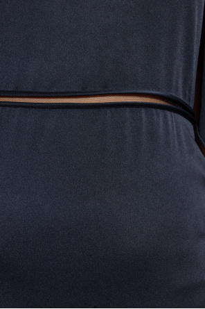 Fabiana Filippi Vestido satinado de corte asimétrico