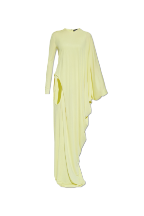 Long dress with a slit