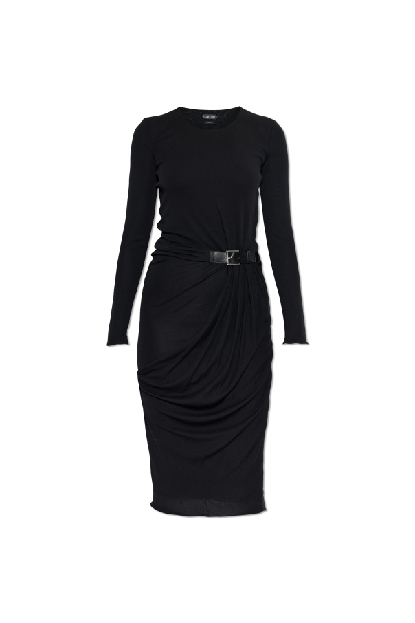Dress with a decorative waistband od Tom Ford