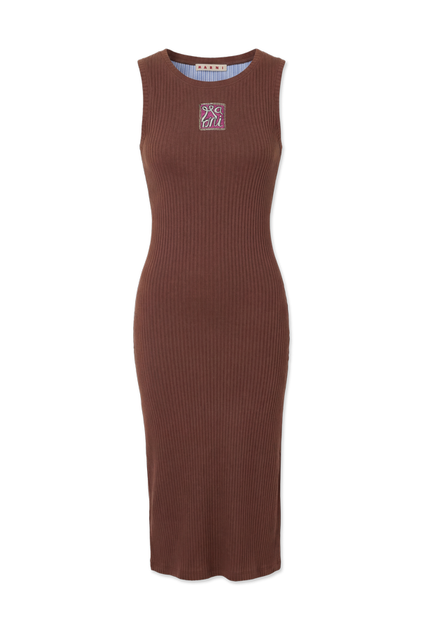 Dress with a side slit od Marni