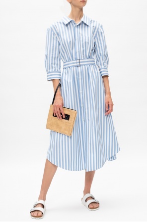 Shirt dress with tie detail od Marni