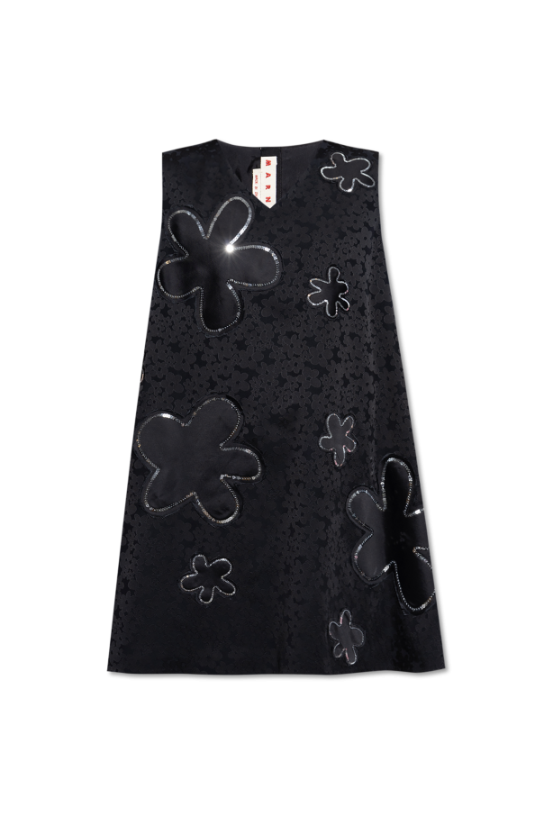 Marni Vestido corto con apliques