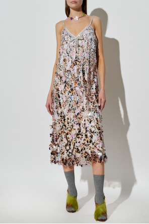 Sequin dress with crystals od Marni