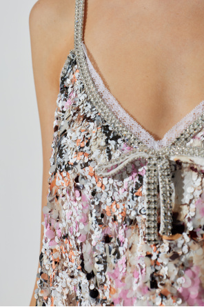Marni Paillettenkleid mit Kristallen