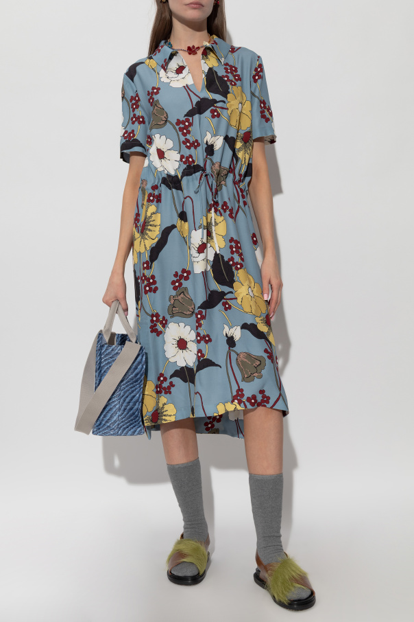 Marni Vestido con estampado floral