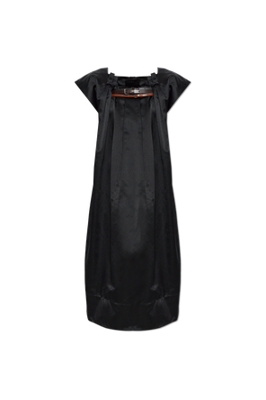 Long dress with short sleeves