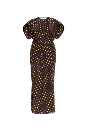 Polka dot patterned dress