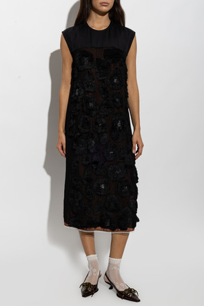 Marni Langes Kleid mit Applikationen