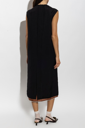 Marni Langes Kleid mit Applikationen