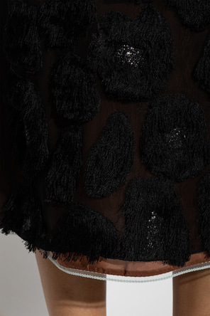 Marni Langes Kleid mit Applikationen