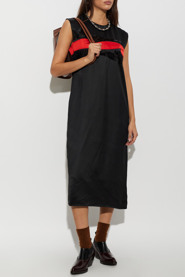 Marni Vestido largo con aplicaciones
