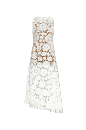 Sleeveless lace dress