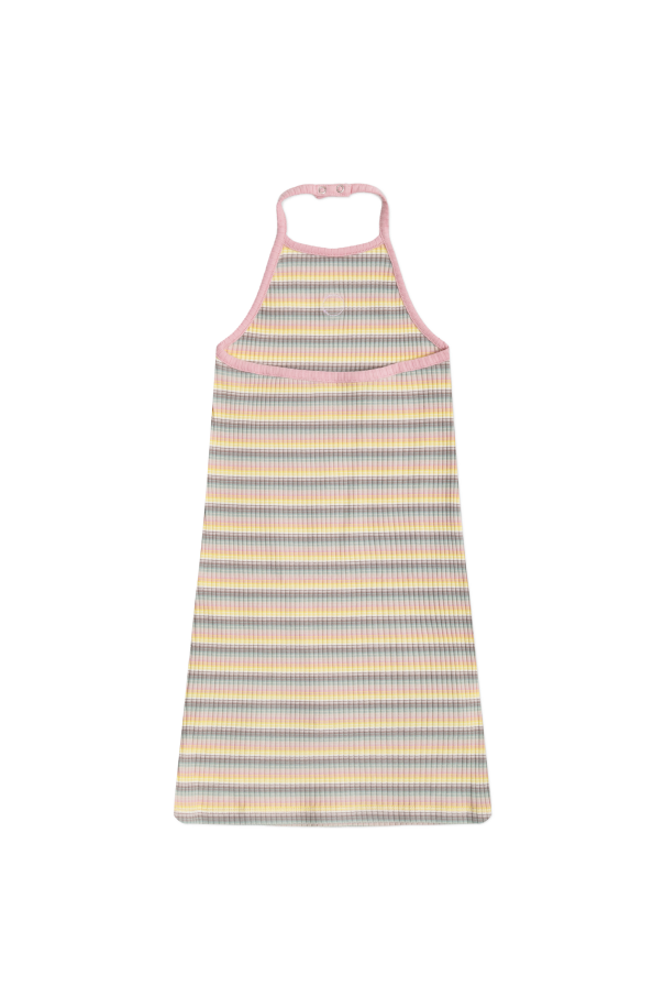 Amiri Kids Dress with striped pattern