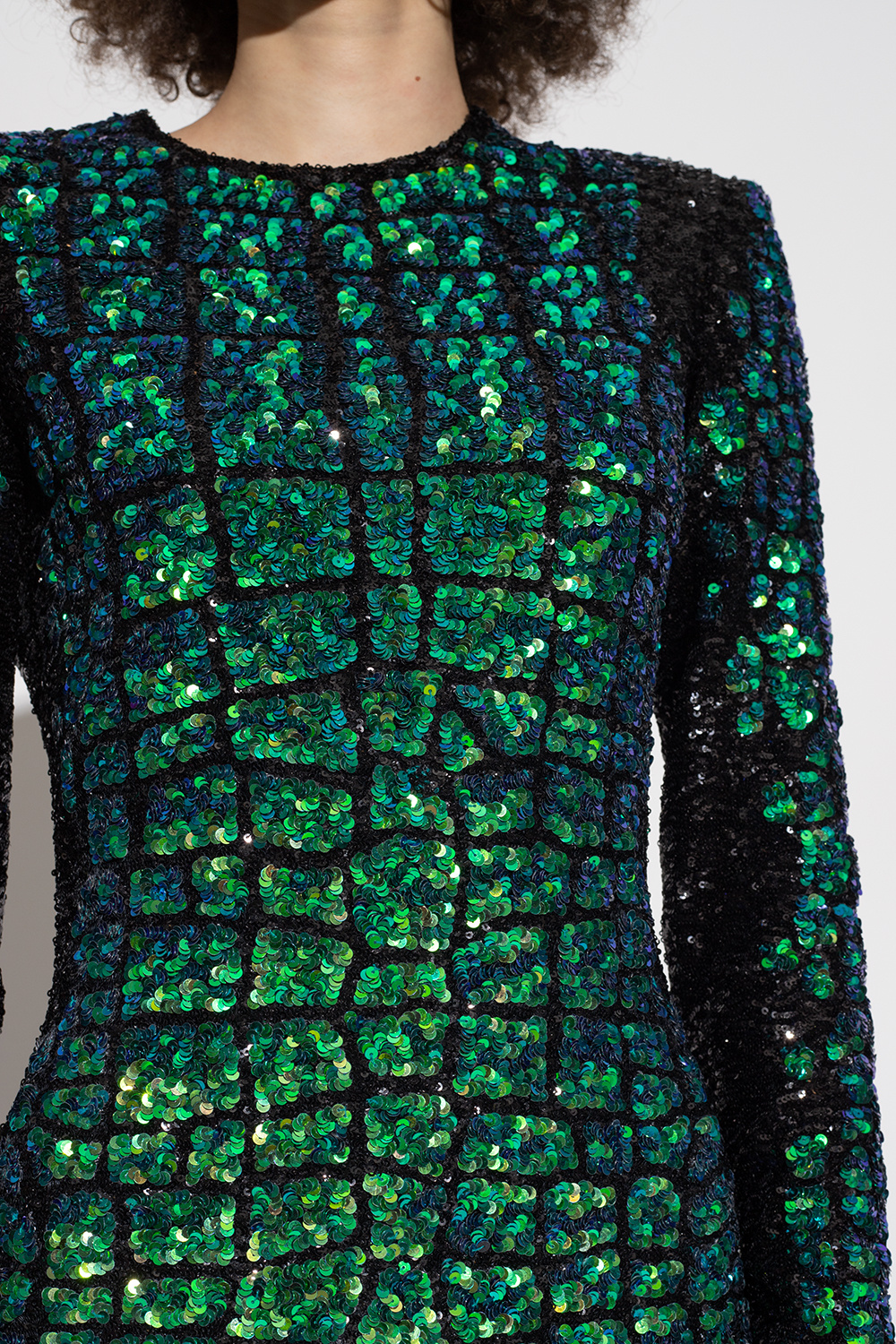 balmain sweater Sequinned dress