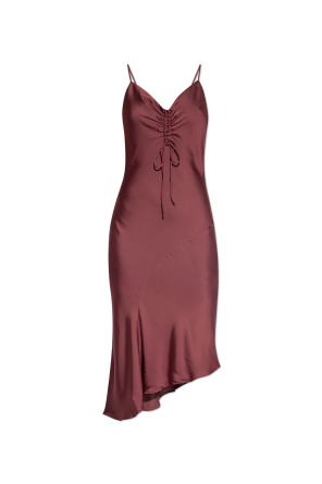 ‘alexia’ satin dress od AllSaints