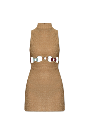 Kleid mit Lurex-Faden