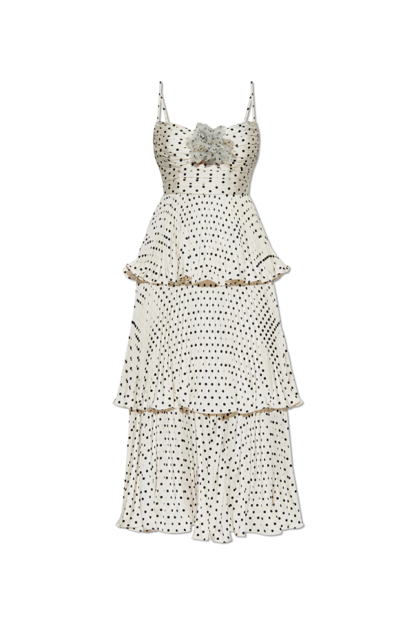 Self Portrait Dress with polka dot pattern