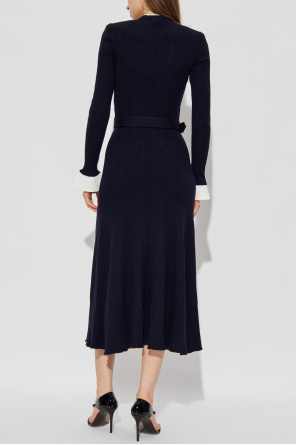 Self-Portrait Ribbed dress