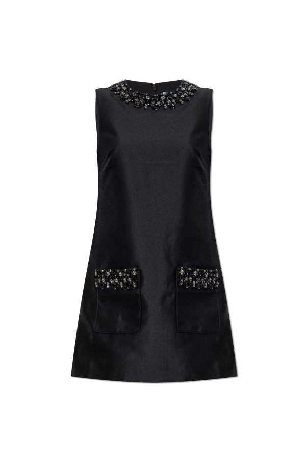 Dress with shimmering appliqués od Self-Portrait