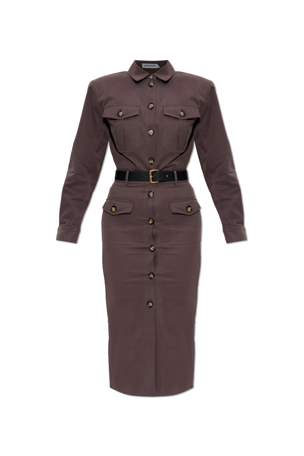 Dress with a waist belt od Self-Portrait